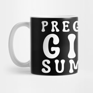 Pregnant Girl Summer Mug
